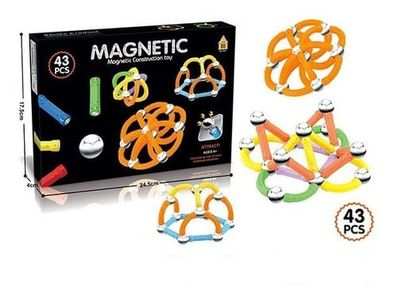 Magnetic Bloques Magnéticos 43 Piezas 2022127 Shine