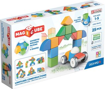 Geomag Bloques Magneticos  Magicube Blocks 25 Piezas