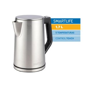 Pava Eléctrica Smartlife Digital 1,7 Lts SL-EKD1520 Inox