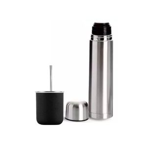 Set Matero Juego De Mate Acero Termo Bala + Mate + Bombilla