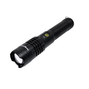 Linterna de alumino con led 20W, power bank, bateria recargable Nisuta NSLI80 Negra