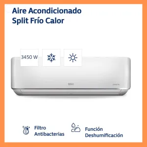 Aire Acondicionado Split Frío/Calor BGH 3000F 3500W BS35WCCR