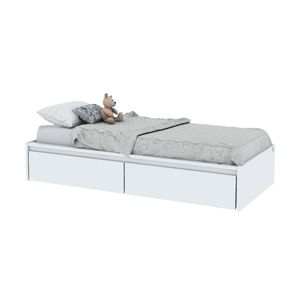 Cama Box Centro Estant 1 Plaza con 2 Cajones C81BL