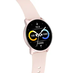 Smartwatch Mujer Reloj Inteligente Nictom NT14 + Malla Metal Rosa de Regalo