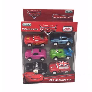 Pack De Autitos De Cars Pull Back Ditoys Juguetes