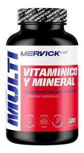 Multivitamínico Vitaminas Y Minerales Mervick Lab X 120 Caps