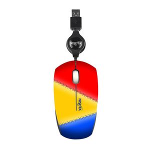 Mouse Optico Mini Retractil USB 1000DPI Nisuta NSMOR3RA Diseño