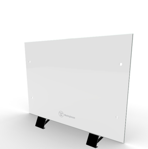 Vitrocalefactor Piso o Pared Westinghouse 2000w Panel De Vidrio Templado Blanco