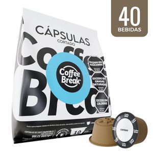 Pack 40 cápsulas de Cortado Coffee Break - Dolce Gusto compatibles