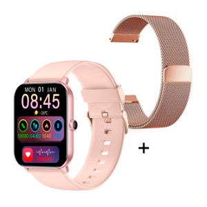 Reloj Inteligente Mujer Smartwatch Nictom NT14 + Malla Metal Rosa de Regalo