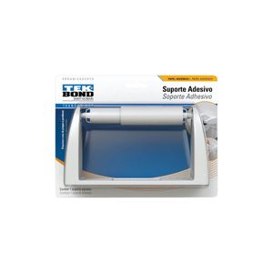 Soporte Adhesivo Blanco para Papel Higienico en Blister Tek Bond