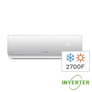 Aire Acondicionado Inverter Split Frío Calor Hyundai 2700F 3200W HY11INV-3200FCW