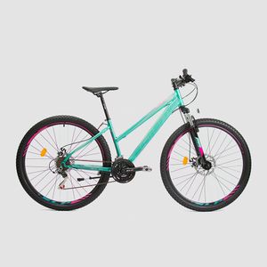 Bicicleta Mountain Bike Rodado 29” Cuadro Acero SLP 10Pro Lady Verde/Rosa