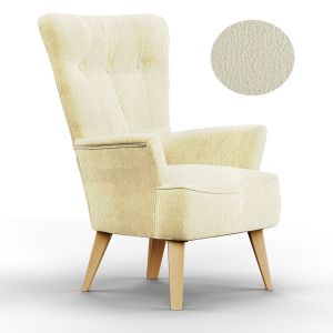 Sillon Fijo Aurora Boucle Chardonnay Lustre Miel