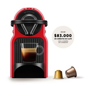 Cafetera Nespresso Inissia Red