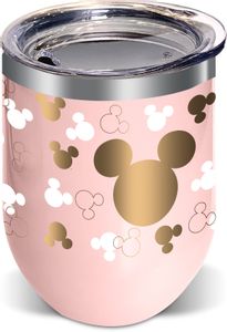 Stor Taza De Acero Inoxidable De Doble Pared Con Tapa Mickey