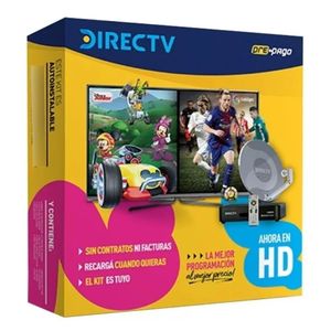 Antena Direct Tv Kit Prepago Completo 46 Cm