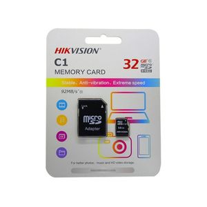 Tarjeta de Memoria Micro SD32GB Hikvision Clase 10 C1 Negra