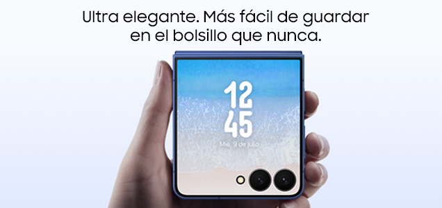 Ultra elegante. Más fácil de guardar en el bolsillo que nunca