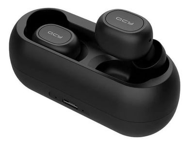 Auriculares Inalámbricos QCY T1C Negro TWS In Ear Bluetooth