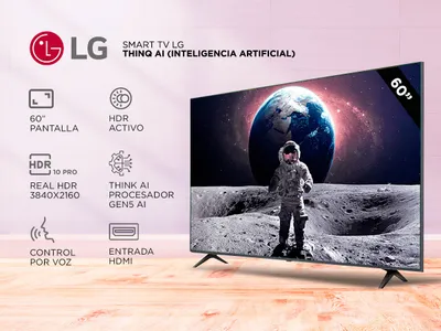 Smart Tv LG 60 Pulgadas 60uq8050psb 4k Led Webos Ai Thinq
