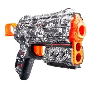 Pistola Lanza Dardos Zuru X Shot Skins Flux Illustrate Con Dardos