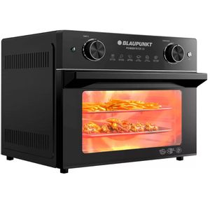 Horno de Aire Freidora Sin Aceite BLAUPUNKT Power Fryer 35 Puerta Doble Vidrio 6 Funciones 4 Bandejas 35Lts