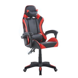 Silla Gamer Plicosa Negro Rojo