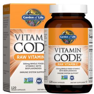 Suplemento de vitamina C de Garden of Life Raw Vitamin Code,