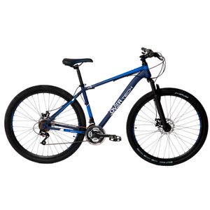 Bicicleta Mountain Bike Mtb Overtech R29 Q5 21v Freno A Disco Negro-Azul-Blanco Talle S