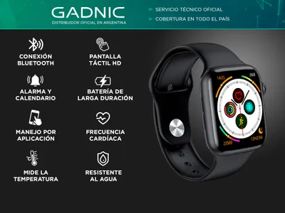 Reloj Inteligente R194 Gadnic Smart Watch Negro