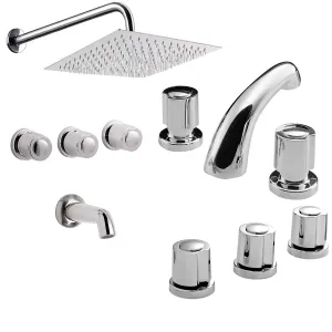 Combo Griferia Set completo Renacer Peirano Duchon 20x20