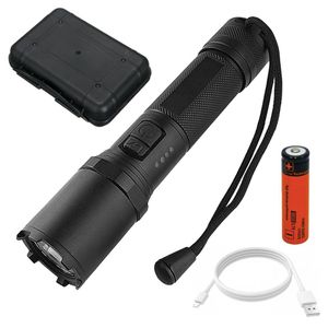 Linterna Led Táctica 1200 Lumens Recargable Usb Batería