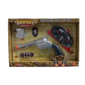 Cowboy Set Sheriff Con Pistola + Accesorios