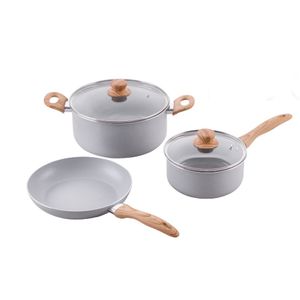 Batería de Cocina Brinox Cerámica Easy 5 Piezas Gris