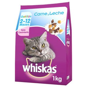 Whiskas Gatitos Carne y Leche 1 Kg