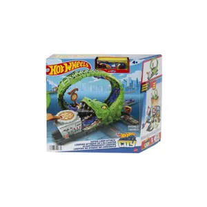 Hot Wheels City Ataque Del Cocodrilo Hkx39 Mattel