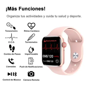 Smartwatch W26 + Plus Android ios Reloj Inteligente Rosa