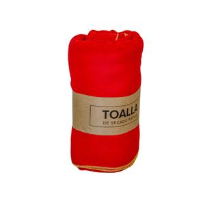 Toalla Microfibra Roja XL