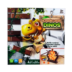 Juego de Mesa Sebigus Bloques Locos Dinos 53941