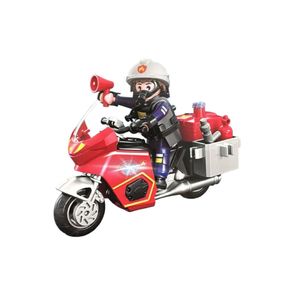 Set Motocicleta + Figura Coleccionable Bomberos - Na201770 Modelo 3