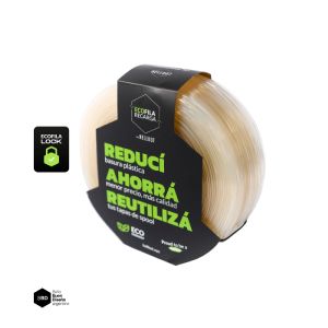 Filamento 3d Pla Hellbot Ecofila Recarga  Natural cristal