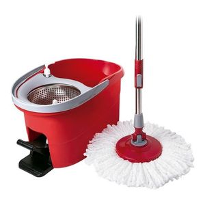 Mopa Trapeador Megafresh Mopa C/balde Centrifugo a Pedal Rojo