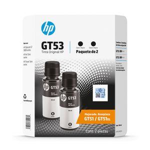 Botella de Tinta Negra HP GT53 Original (M0H57AL)