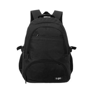 Mochila Porta Notebook Urbana Diseño Lisa 25l Color Negro