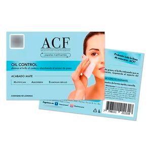 Acf Papeles Matificantes Oil Control Pieles Mixtas Grasas