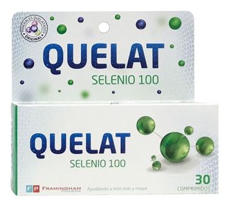 Suplemento Dietario Quelat Selenio 100 Mg 30 Comprimidos