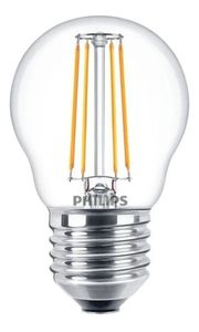 Lámpara Led 4.3w Gota Filamento P45 E27 Led Classic Philips