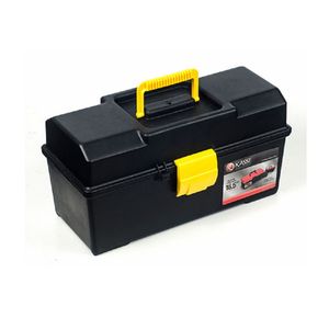 Caja de Herramientas Kasse 16,5" negra con bandeja