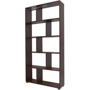 Estanteria Divisor De Ambientes Biblioteca Cubos Rack Armado - Wengue